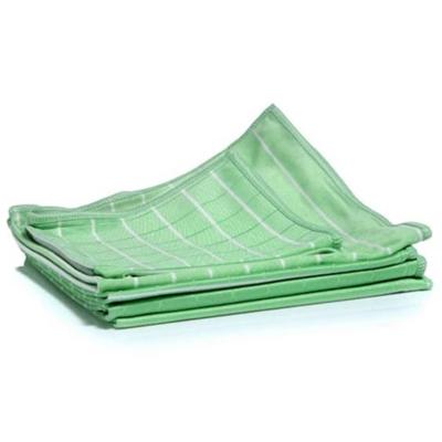 Aqua Laser Bamboe Glasdoeken Set - 6-delig - Microvezel - Groen