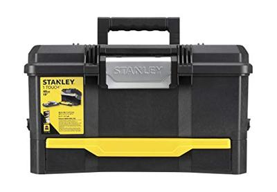 Stanley Gereedschapskoffer 19" met drukslot en lade gereedschapskist - thumbnail