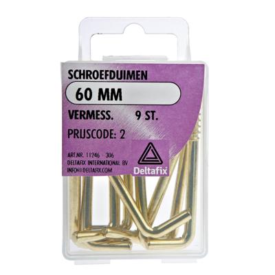 Schroefduim 60mm vermess 9st Deltafix - Deltafix Schroefduim 60mm vermess 9st Deltafix - Deltafix