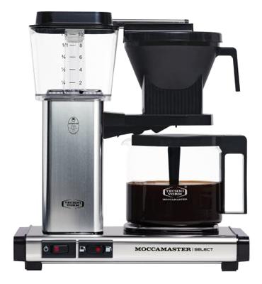 Moccamaster KBG SELECT Koffiefilter apparaat Zilver