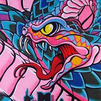 Saint's Row - Snake Mural Mousepad - thumbnail