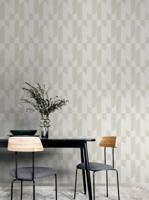 Dutch Wallcoverings Asperia - Gael - Wit/Zilver - thumbnail