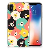 Apple iPhone X | Xs Telefoonhoesje met Naam Bears - thumbnail