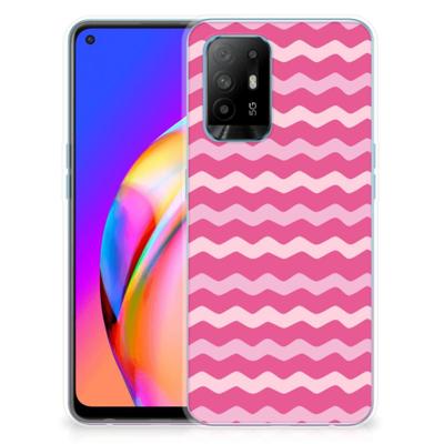 OPPO A94 5G | Reno5 Z | TPU bumper | Waves Pink