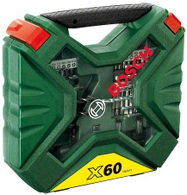 Bosch Accessories X-Line 2607010611 Boor- en bitassortiment 60-delig Metaal, Steen, Beton, Hout, Metselwerk Bosch Accessories X-Line 2607010611 Boor- en bitassortiment 60-delig Metaal, Steen, Beton, Hout, Metselwerk