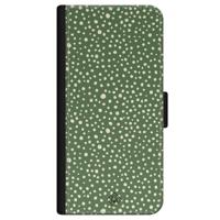 iPhone 12 mini flipcase - Green dots - thumbnail