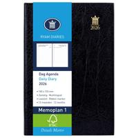 Agenda 2026 ryam memoplan 1 mundior 1d/1p zwart - thumbnail