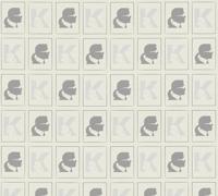AS Creation Karl Lagerfeld Wit behang | 378422 - thumbnail