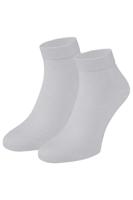 2-paar Bamboe quarter sokken - Halfhoge zachte bamboe sokken voor dames en heren - thumbnail