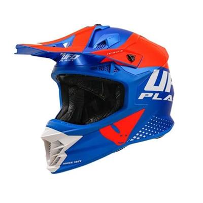 UFO PLAST crosshelm "intrepid helmet interpid s blue/orange