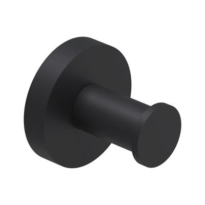 IVY Handdoekhaak - enkel - groot - Mat zwart PED 6500602