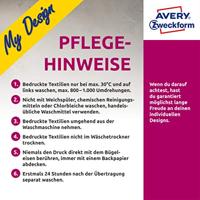 Avery-Zweckform My Design T-Shirt MD1001 Inkjet-textielfolie DIN A4 Voor licht textiel, Geoptimaliseerd voor inkjet 5 vellen - thumbnail