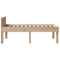 Bedframe zonder matras massief grenenhout 75x190 cm - thumbnail