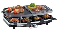 Cloer 6435 raclettegrill met natuursteen 1200w - thumbnail