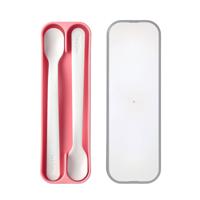 Mepal Set babylepel Mio 2 stuks Deep Pink - thumbnail