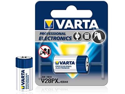 Varta SILVER Cylindr.V28PX/4SR44 Bl1 4SR44 Fotobatterij Zilveroxide 145 mAh 6.2 V 1 stuk(s) Varta SILVER Cylindr.V28PX/4SR44 Bl1 4SR44 Fotobatterij Zilveroxide 145 mAh 6.2 V 1 stuk(s)