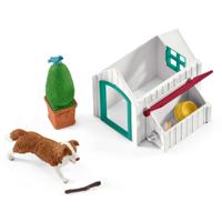Schleich horse club hannah's gasten met ruby hond 42458 - thumbnail