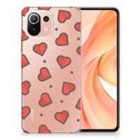 Xiaomi Mi 11 Lite | 11 Lite 5G NE | TPU bumper | Hearts - thumbnail