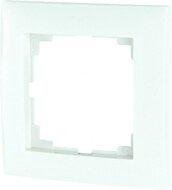 XCOMFORT Afdekraam 1 VOUDIG WIT glanzend - thumbnail