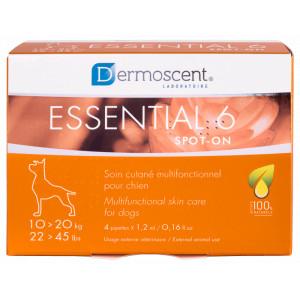 Dermoscent Essential 6 Spot-On hond 10 - 20 kg 4 pipetten