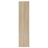 Schoenenkast 63x24x103 cm bewerkt hout sonoma eikenkleurig - thumbnail