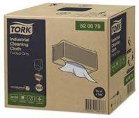 Reinigingsdoek tork w4 industrial gevouwen grijs - thumbnail
