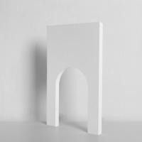 Boog lage binnenboog massief hout geometrische veelhoek camera rekwisieten creatieve fotografie ornamenten - thumbnail