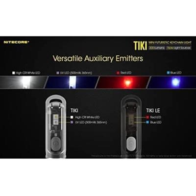 NiteCore TIKI Zaklamp werkt op een accu LED, UV-LED 300 lm 12 g NiteCore TIKI Zaklamp werkt op een accu LED, UV-LED 300 lm 12 g
