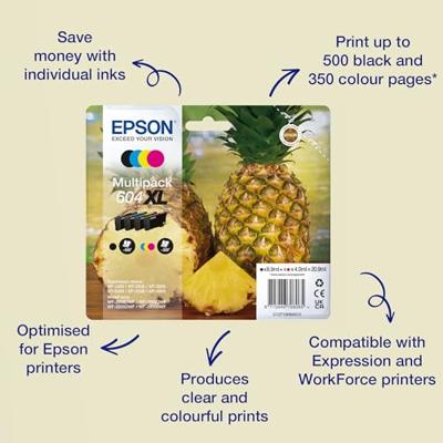 Inkt - EPSON - Multipack 4 kleuren - Hoge capaciteit - Compatibel met Expression Home XP-4200