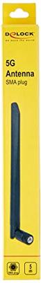 Delock 12638 5G 3,4 - 3,8 GHz Antenne SMA-stekker 5 dBi 20cm omnidirectioneel kantel flexibel