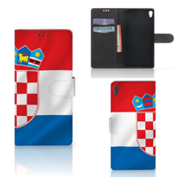 Sony Xperia XA Ultra Bookstyle Case Kroatië - thumbnail