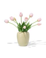 HEMA Vaas 15cm keramiek spikkels groen (groen) - thumbnail