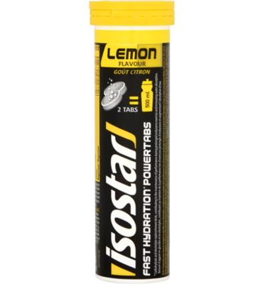 Isostar Powertabs hydrate & perform lemon 120 Gram Isostar Powertabs hydrate & perform lemon 120 Gram