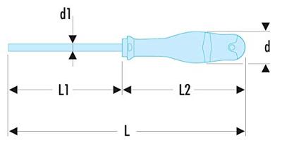 Facom Schroevendraaier Protwist Ph0X75 - ATP0X75 - ATP0X75