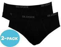 2-pak Basic Midi heren slips - Heup slips mannen - Katoenen onderbroek - heren ondergoed - thumbnail