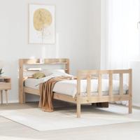 Bedframe zonder matras massief grenenhout 100x200 cm - thumbnail
