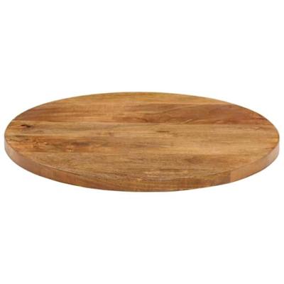 Tafelblad 40x2,5 cm rond massief ruw mangohout Tafelblad 40x2,5 cm rond massief ruw mangohout