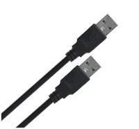 Lanberg CA-USBA-20CU-0010-BK USB-kabel 1m 2.0 USB A Zwart - thumbnail