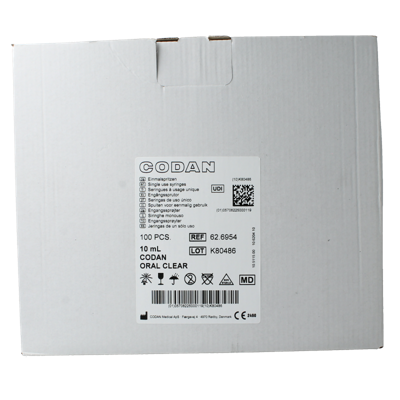 Codan Spuit helder excl tipcap 100 Stuks Codan Spuit helder excl tipcap 100 Stuks