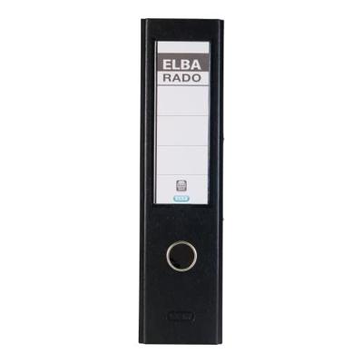 Elba Rado Plast ordner, zwart, rug van 8 cm