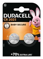 Duracell Specialty 2025 Lithium knoopcelbatterij, verpakking van 2 | 10 stuks - thumbnail