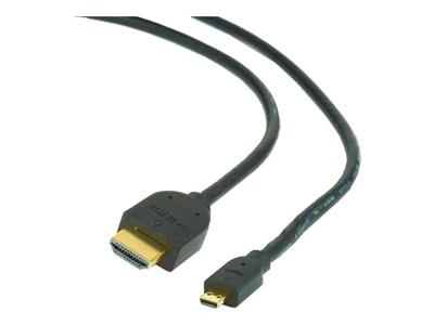 Gembird 1.8m HDMI-M/micro HDMI-M HDMI kabel 1,8 m HDMI Type A (Standaard) HDMI Type D (Micro) Zwart