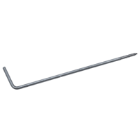 Waelbers Kozijnanker 250x60x6mm 6x10, blauw verzinkt (GV) - 6 Stuk(s) - 3521KVP.23 - thumbnail