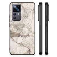Xiaomi 12T | 12T Pro Marmeren Print Telefoonhoesje Marmer Beige - thumbnail