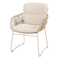 4SO Murcia dining tuinstoel latte - thumbnail