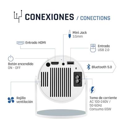 Projector iggual IGG318973 120 Lm