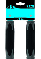 M-Wave Handvatset atb zwart/grjs 130mm 2-componenten - thumbnail