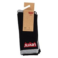 Set van 3 paar LEVI'S Batwing regular cut sokken zwart - thumbnail