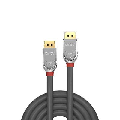 LINDY 36302 DisplayPort-kabel DisplayPort Aansluitkabel DisplayPort-stekker, DisplayPort-stekker 2.00 m Zilver