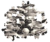 Clementoni NOVO Art Puzzel M.C. Escher 1000 Stukjes - thumbnail